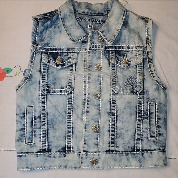 Rose Roycedenim 80s inspired vest - Picture 2 of 9